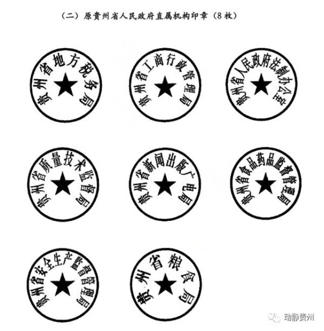 注意!贵州这36枚省级机构的印章作废,新印章长这样