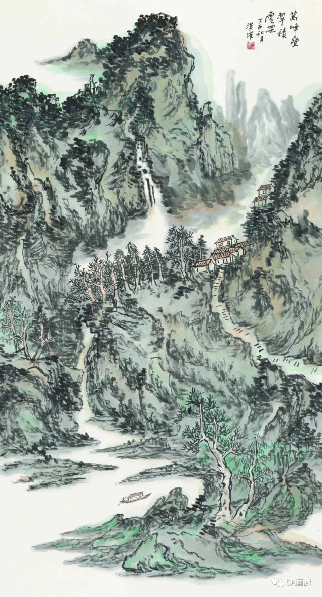 【5a现场】马汉跃山水画作品展在京隆重开幕