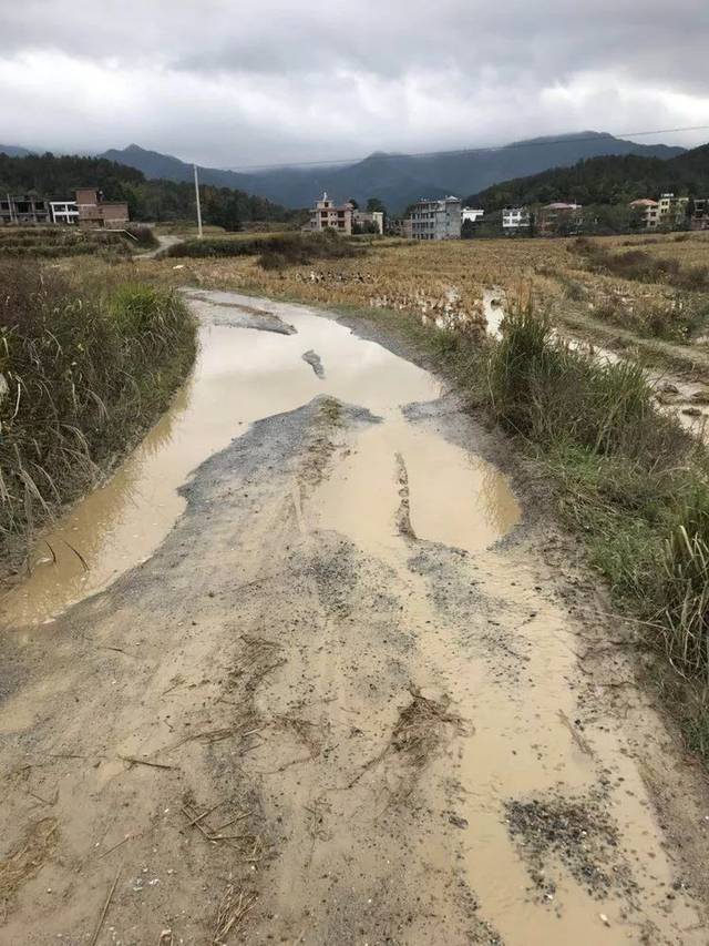 六都寨镇狮龙村的这条毛马路,破损程度在隆回范围内已不多见了!