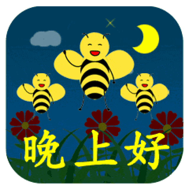 晚安心语唯美问候句子 漂亮晚上好图片动态带字