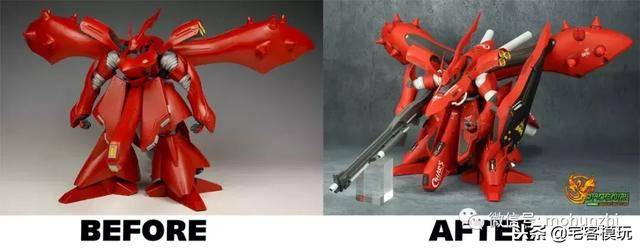 模型制作孔雀:re/100竹芋夜莺范例焦边图片