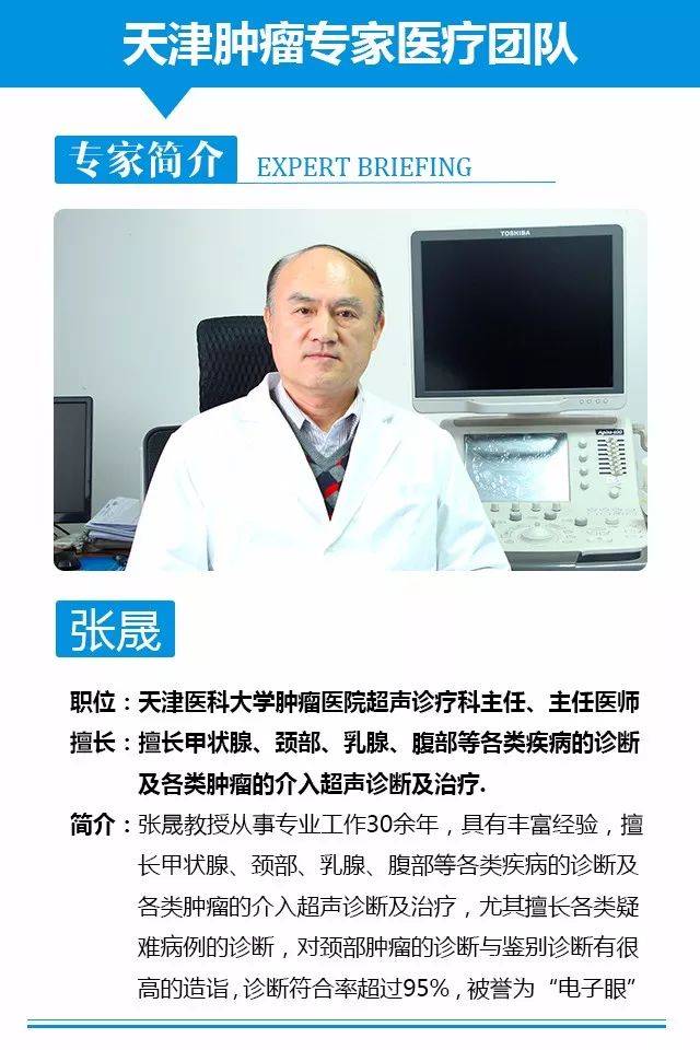 甲状腺患者重大福音:天津医科大学肿瘤医院知名甲状腺专家张晟主任