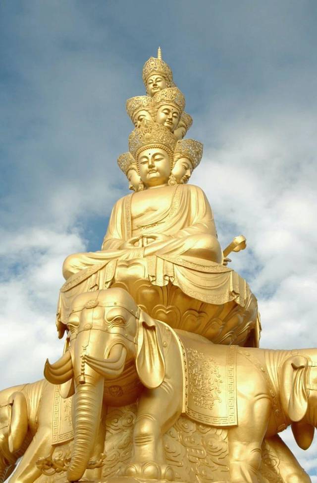 佛教石雕|以大行大愿而闻名的普贤菩萨