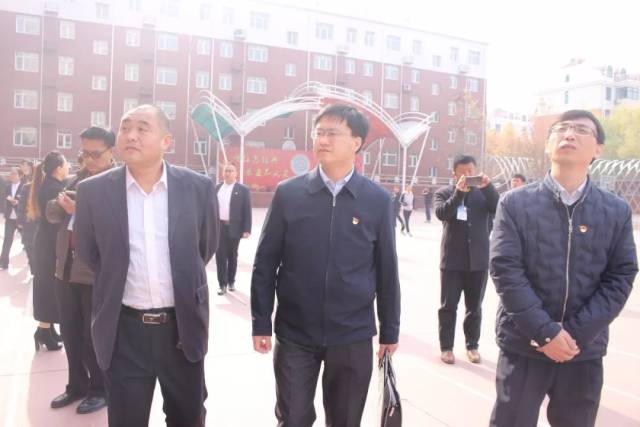 河北省委组织部组织三处张龙,张国伟分率培训班学员,在市委组织部王