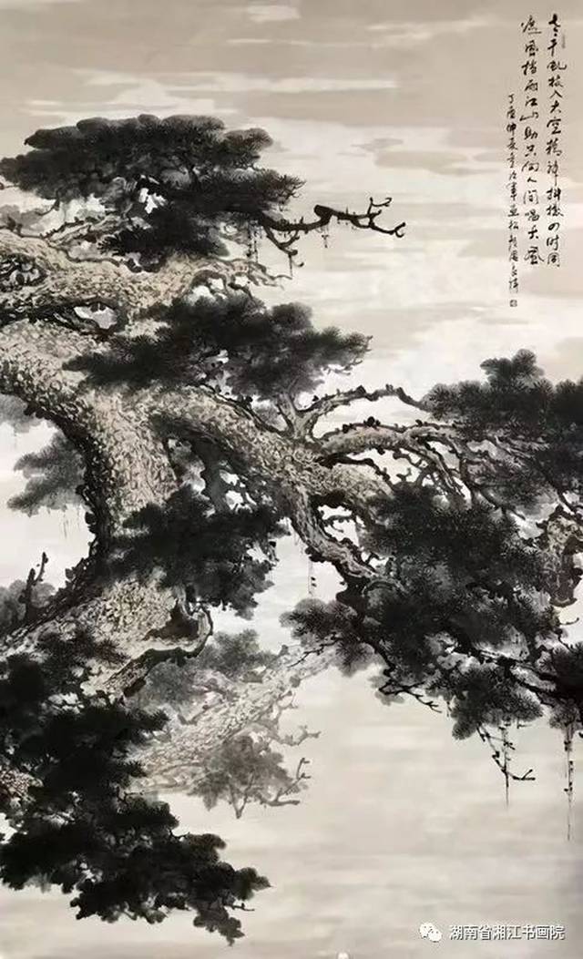 【871期】丹青铁笔铸松魂——童治军画松作品欣赏