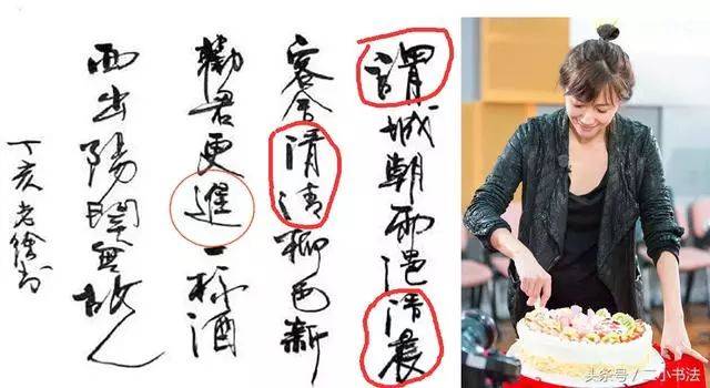 徐静蕾书法,堪比卫夫人,管道升!梁宏达:满纸江湖气