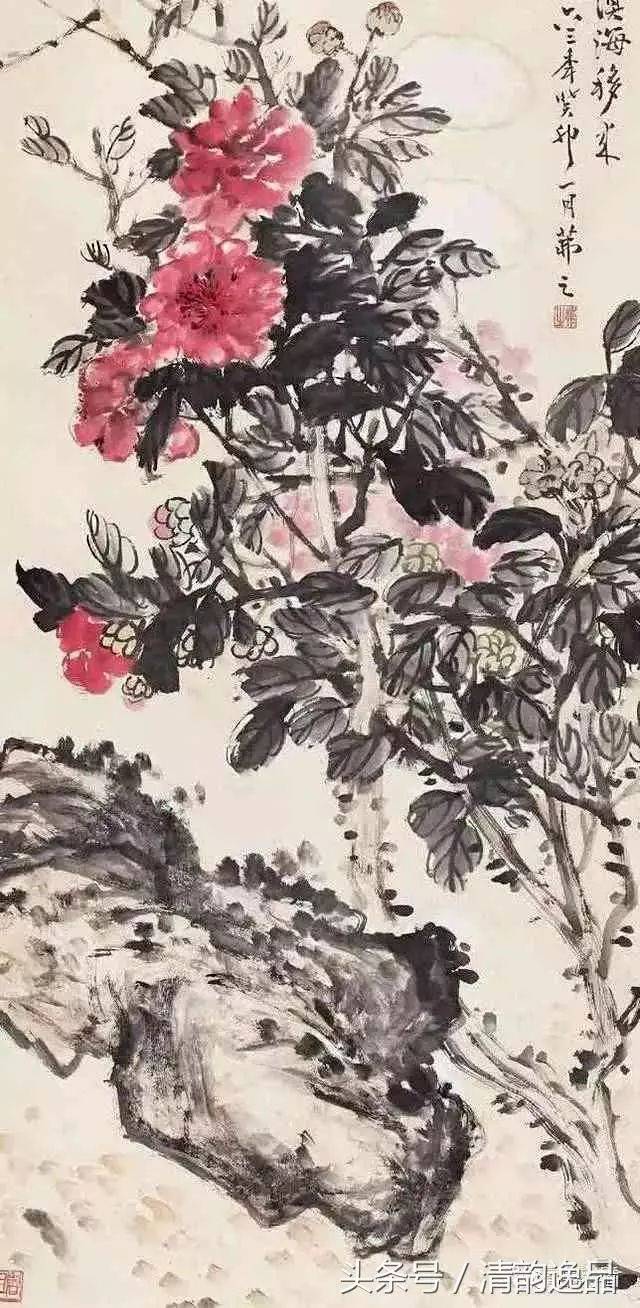 吴茀之花鸟作品欣赏