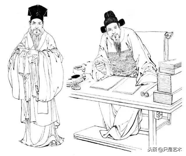 大师经典,白描人物作品欣赏