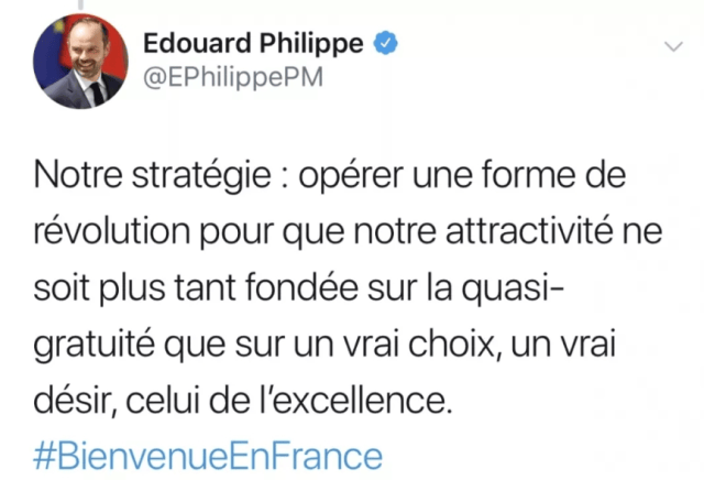 法国公立大学注册费上涨10倍的思考