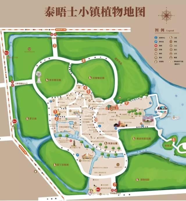 泰晤士小镇"植物地图"来啦!一眼看遍秋冬景观