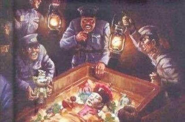 孙殿英偷盗慈禧乾隆墓究竟盗得多少财宝,这些财宝又去