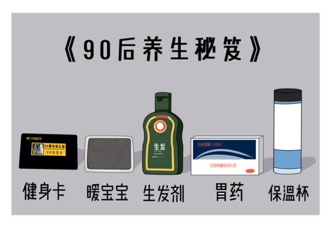 当代90后:一边养生,一边慢性自杀.