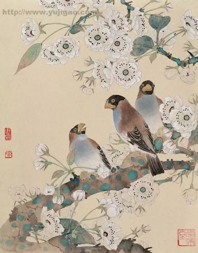 当代工笔花鸟画大师喻继高