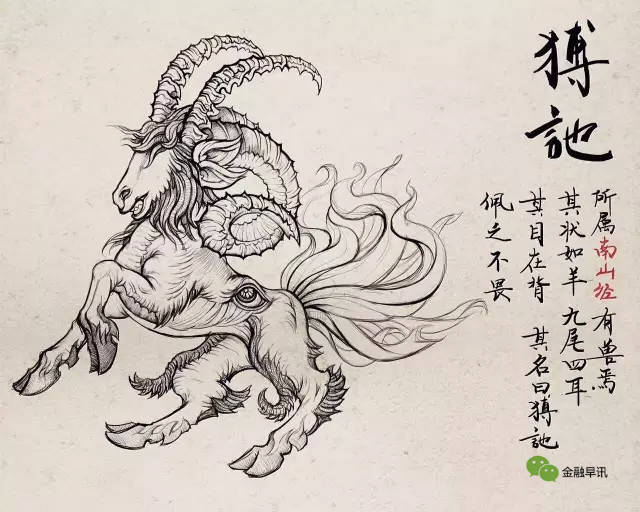 《山海经》神兽—猼訑【bó dàn】_手机搜狐网