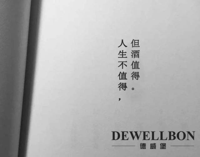 人间不值得,但酒值得