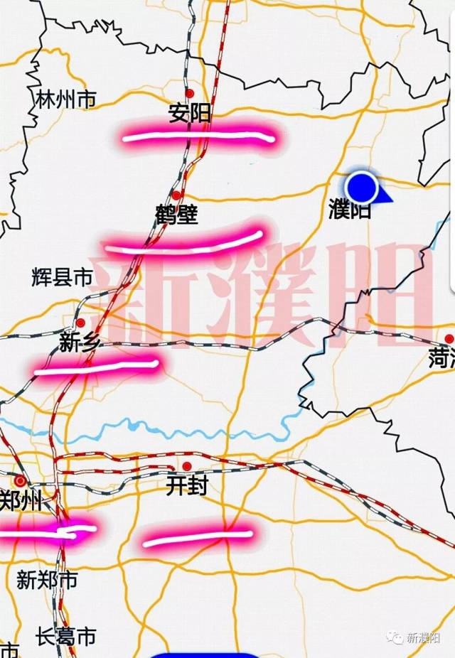 至此,濮阳在省内的周边五市安阳,鹤壁,新乡,郑州,开封全部实行了市区