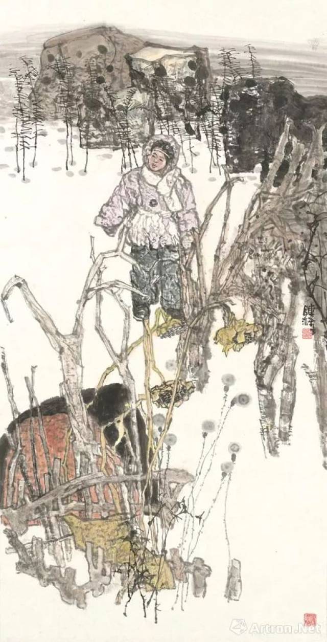 陈涤|他用水墨画出了东北人真实的生活(110幅)