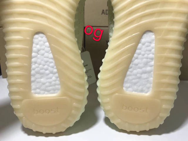 yeezy350v2正品细节对比