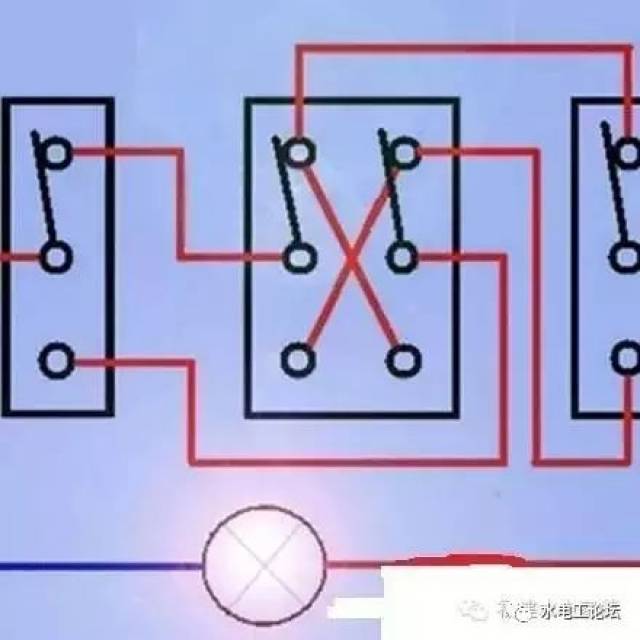 多控开关接线图 6个步骤教你如何接多控开关