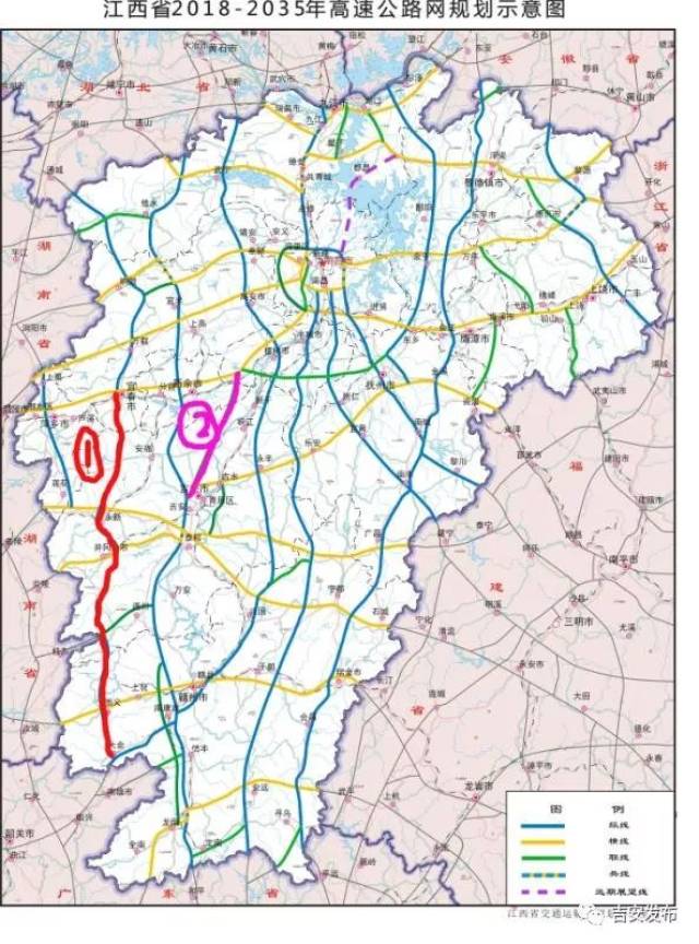 1,宜春经遂川至大余高速公路