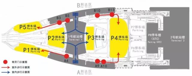 今日零时起,白云机场t1航站楼 a,b到达区社会车辆接客