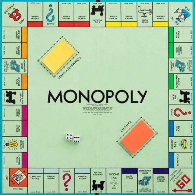 心,但是今天我们要讲的是一款经典的桌游,拥有80多年历史的"monopoly"