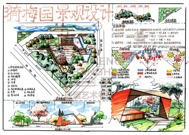 一篇搞定 | 上海师范大学 环艺设计考研中手绘快题的细枝末节