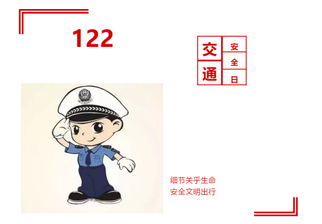 因为数字"122"作为我国的道路交通事故报警电话,已被广泛认知和宣传