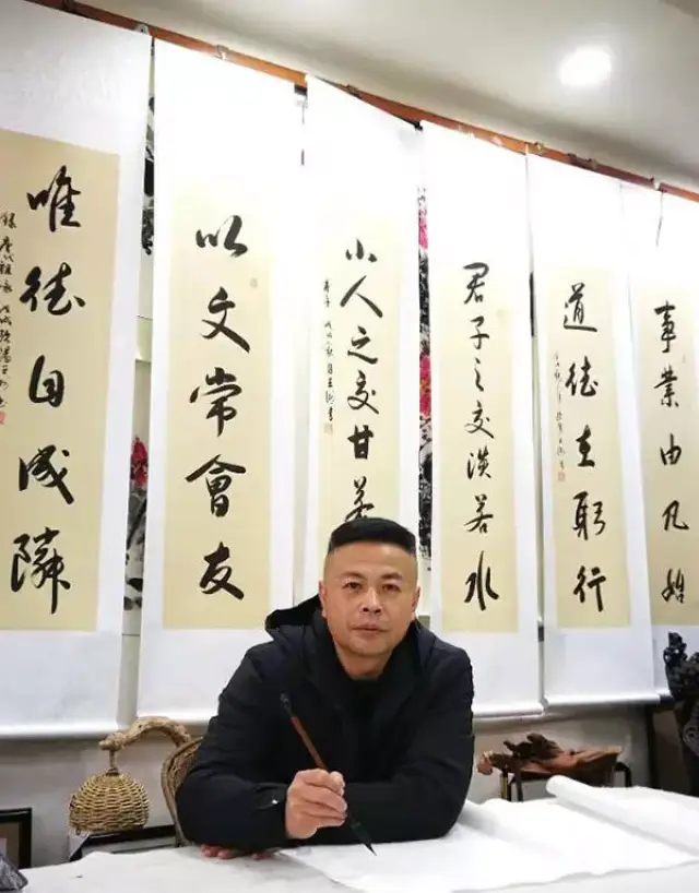 书法家欧阳亚洲作品欣赏入木三分力透纸背