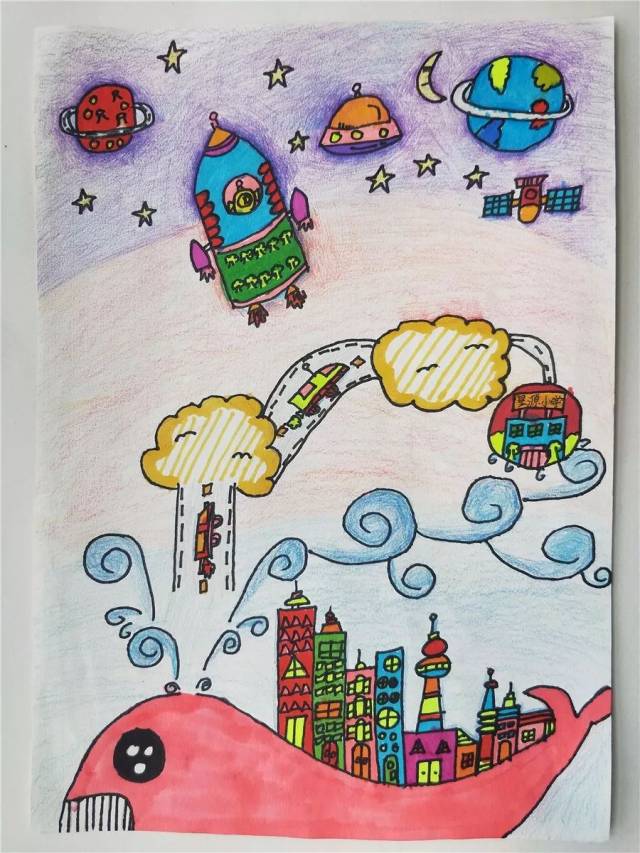 心目中多彩的未来——连线第六届"我是小画家"绘画作品