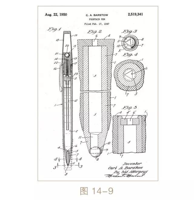 圆珠笔的发明影响世界的专利
