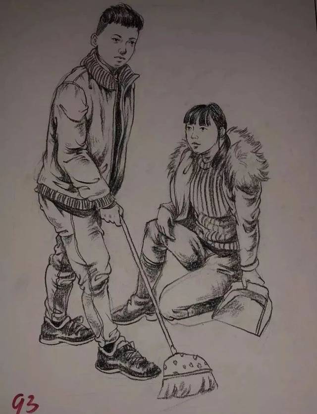 河北2019美术模拟联考优秀试卷(素描,色彩,速写)
