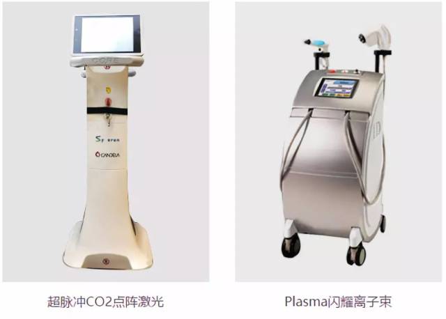 脉冲染料激光(pdl585,1565nm非剥脱点阵激光等国外先进激光仪器,能