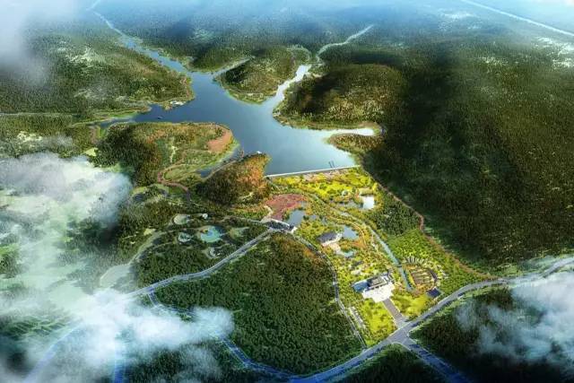 金钟湖公园为古香林(金钟湖)风景名胜区公园的门户公园,具有绿道运动