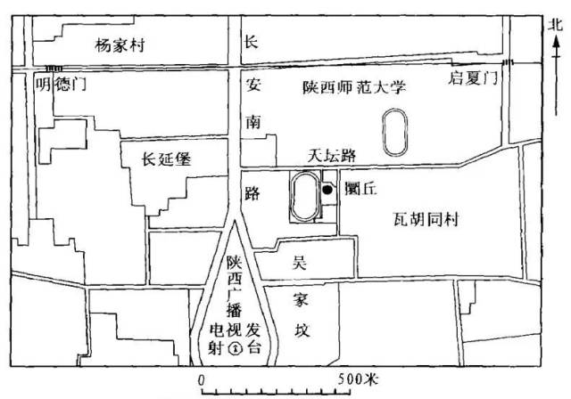 "武德初定令,每岁冬至祀昊天上帝于圆丘, 以景帝配,其坛在京城明德门