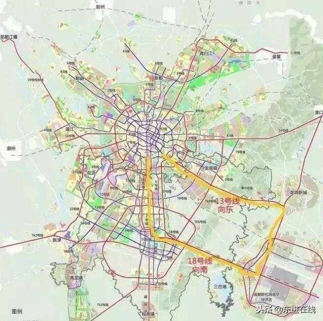 地铁13号线纳入四期规划 东延线将经龙泉延伸至简阳市