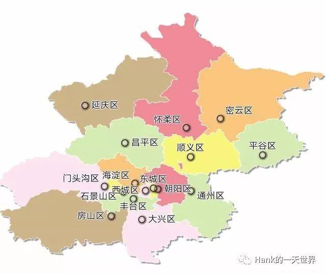 北京行政区划与地名以及建国后的变迁