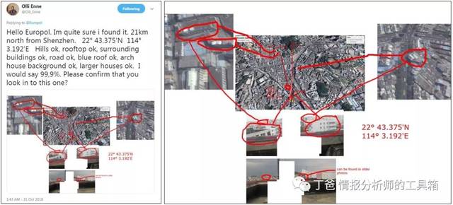 【图片挖掘】两张欧洲刑警组织公布的亚洲城市儿童虐待照片地理定位在中国深圳