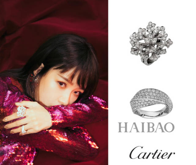 孙怡佩戴卡地亚 (cartier) 出席2018cosmo时尚美丽盛典