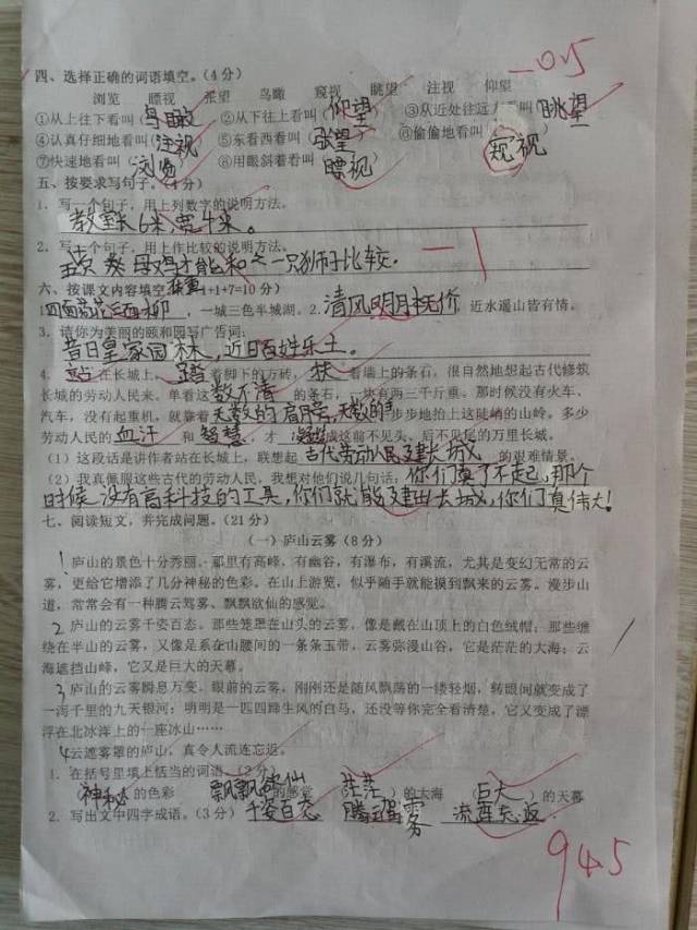 语文94.5分,最难的题目做对了,"最不该错的地方"丢了2