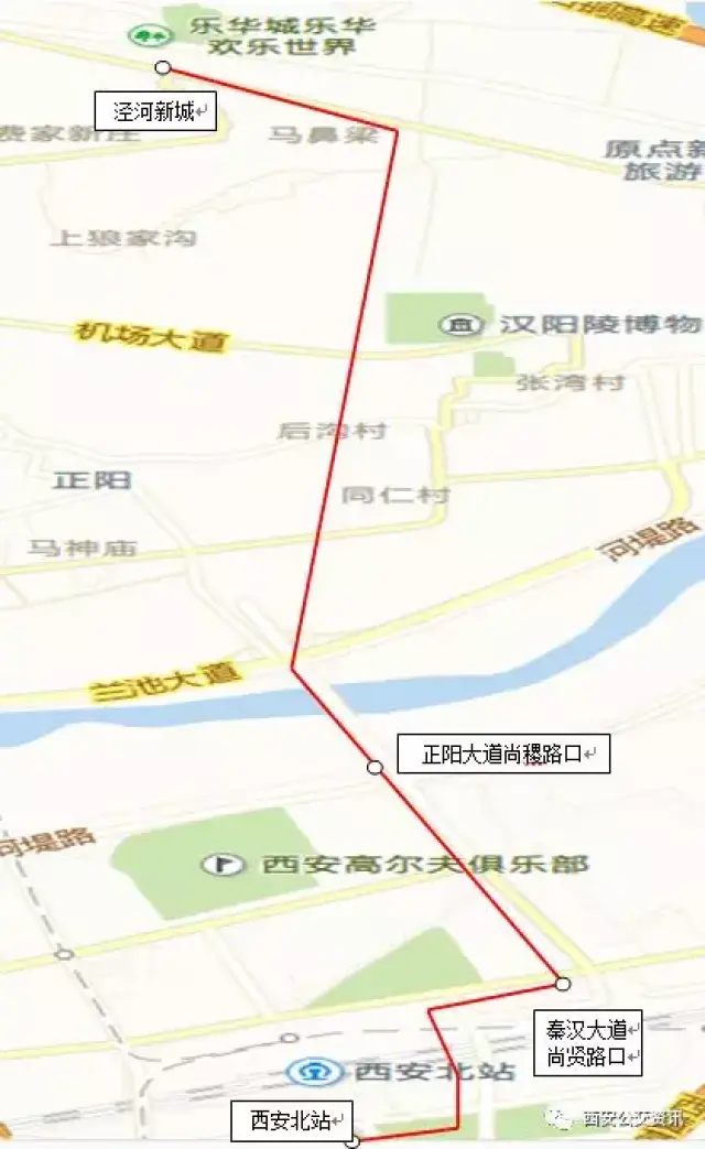 西安新开282路公交线路,360路公交路线调整