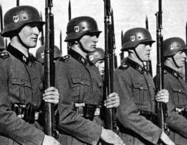 6767党卫军前身是党卫队,是德国纳粹党中用于执行治安勤务的编制