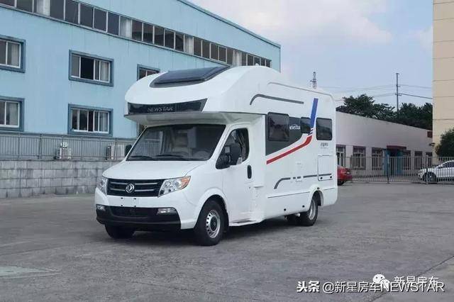 国内第一台成品c型房车—东风御风,2.5t 自动挡,出行更省力