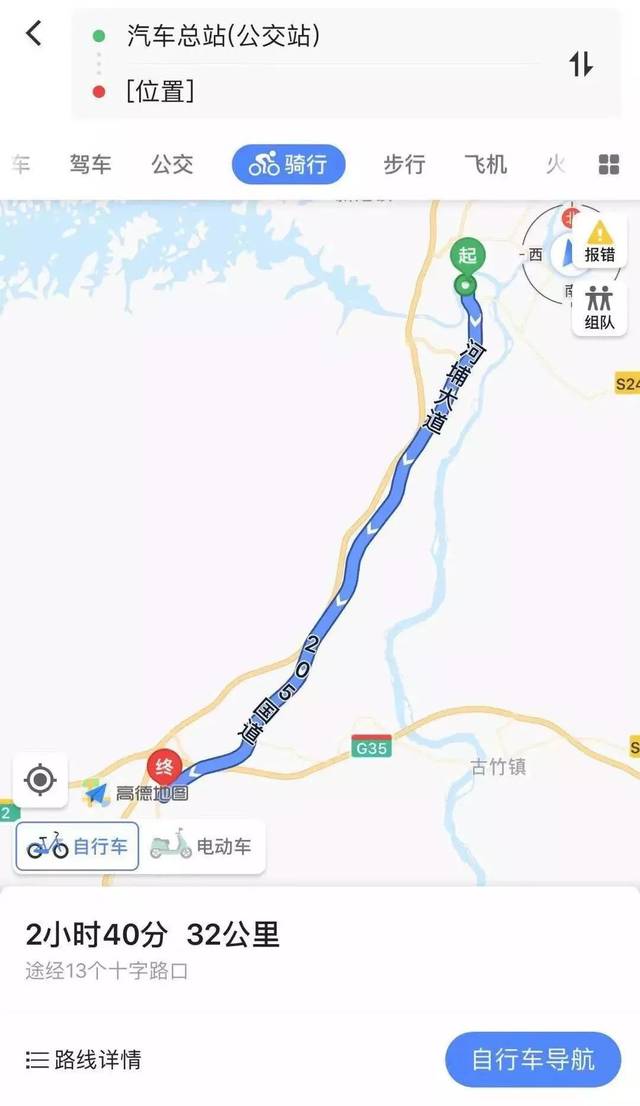 刘晓明骑行的路线导航图. sdfsdf