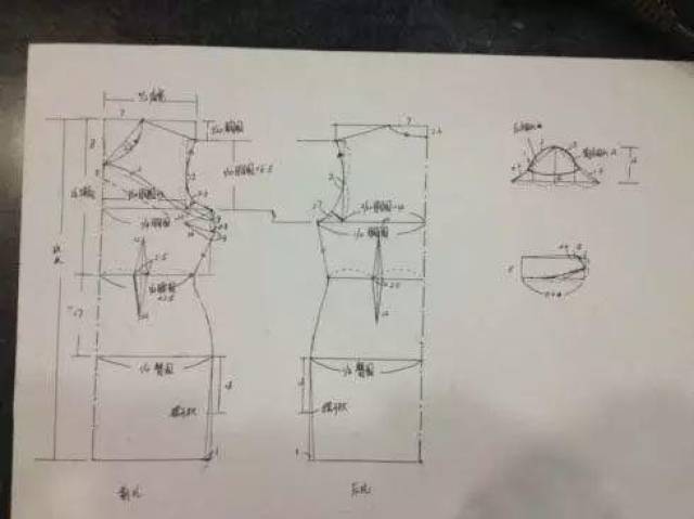 成人款无袖旗袍制作教程(附:裁剪图)