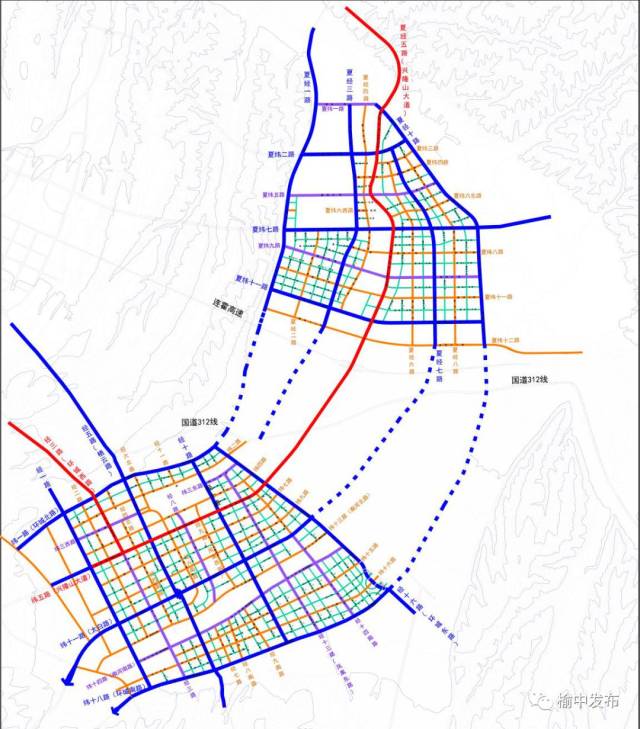 榆中县中心城区道路名称开始网络征集