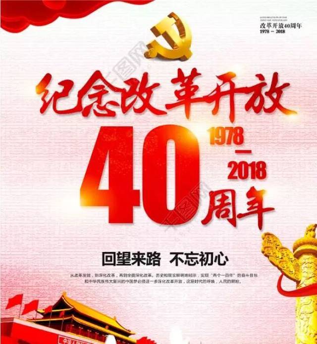 热烈庆祝改革开放40周年