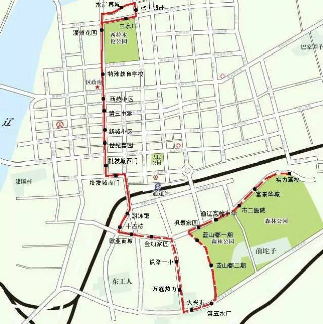 日前,通辽市公共交通运输集团有限公司过实地考察,根据铁南片区