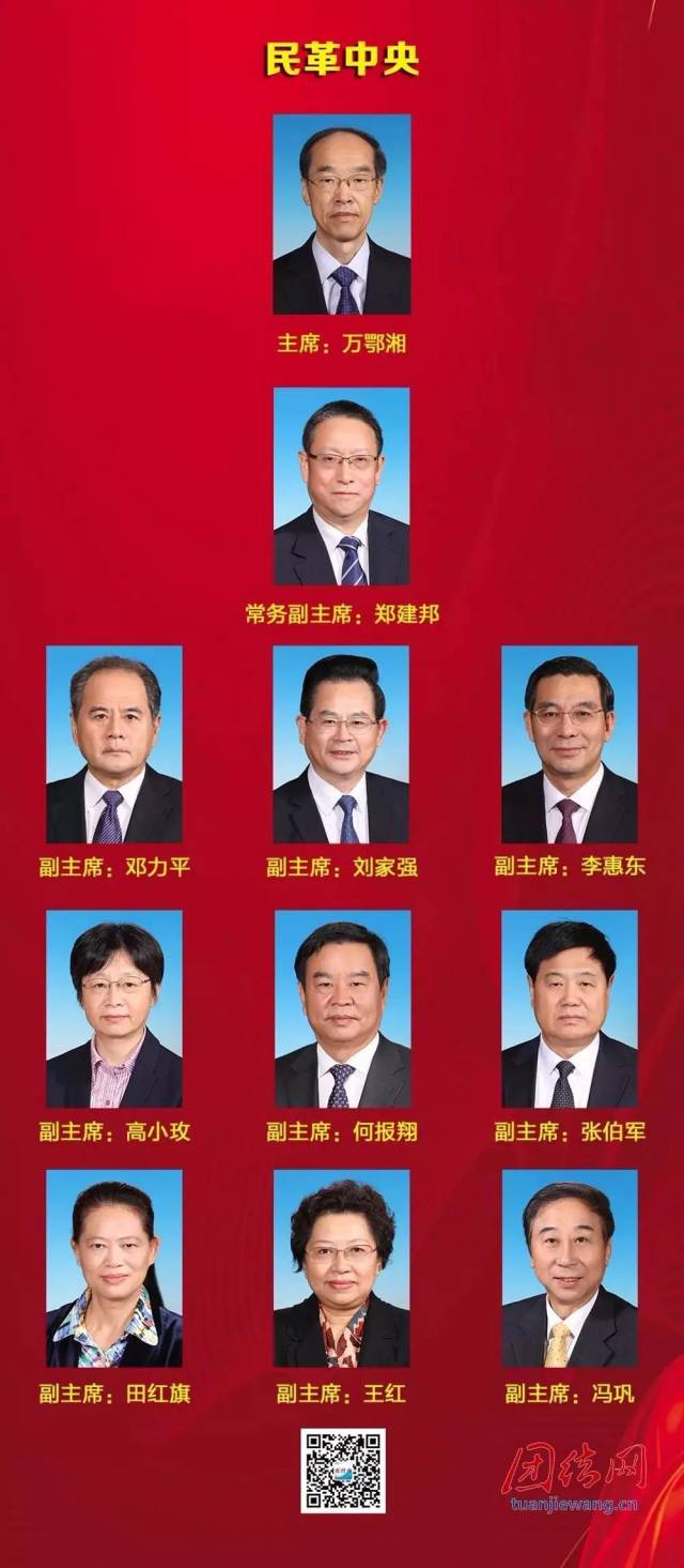 【解码】民革中央主席班子成员联系省级组织,是如何分工的?