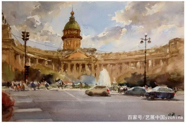 《俄罗期莫斯科·圣彼得堡风景系列5》52cmⅩ35cm